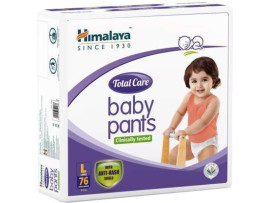 Himalaya Total Care Baby Pants Diapers - L  (76 Pieces)